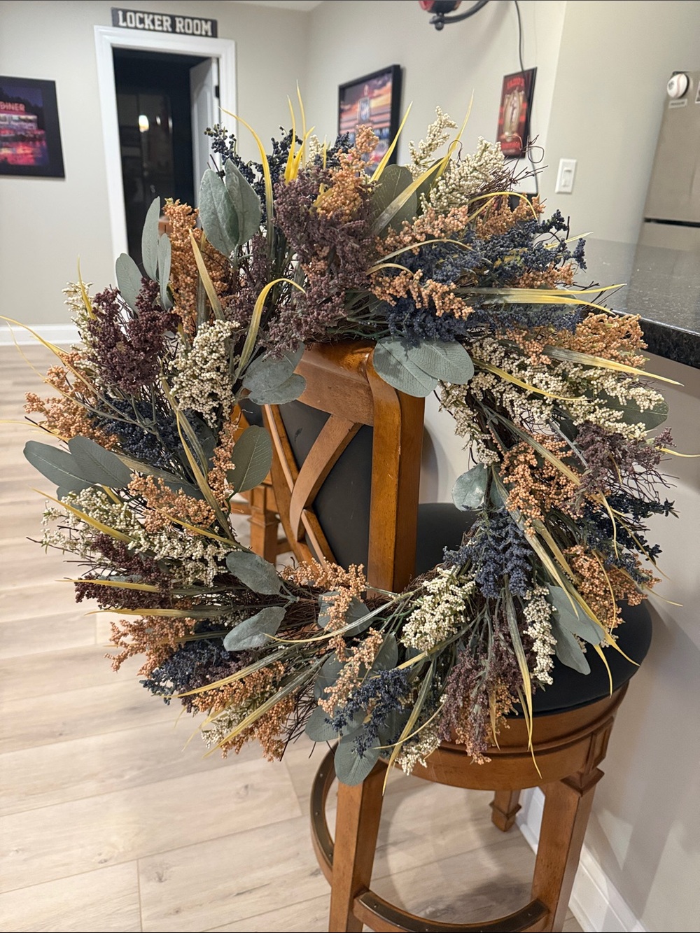 Kirkland’s 24 in Decorative Autumn Floral Wreath - Multi-Color